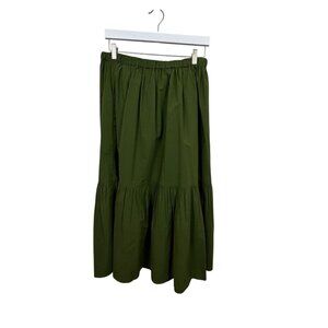 Universal Thread Green Cotton Maxi Skirt Size Large